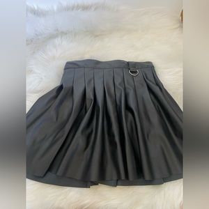 Leather skirt